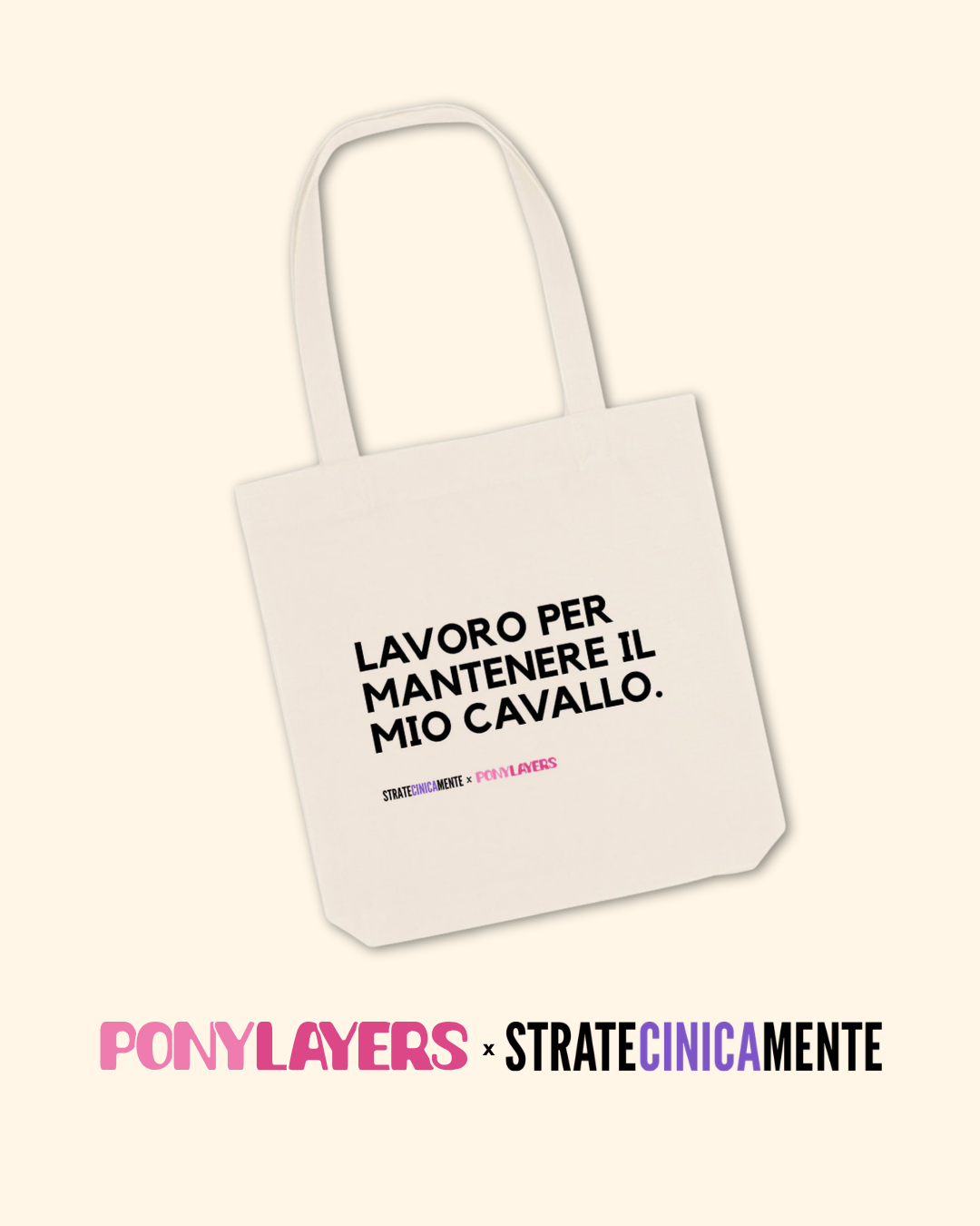 Tote Bag LAVORO PER MANTENERE... – Limited Edition