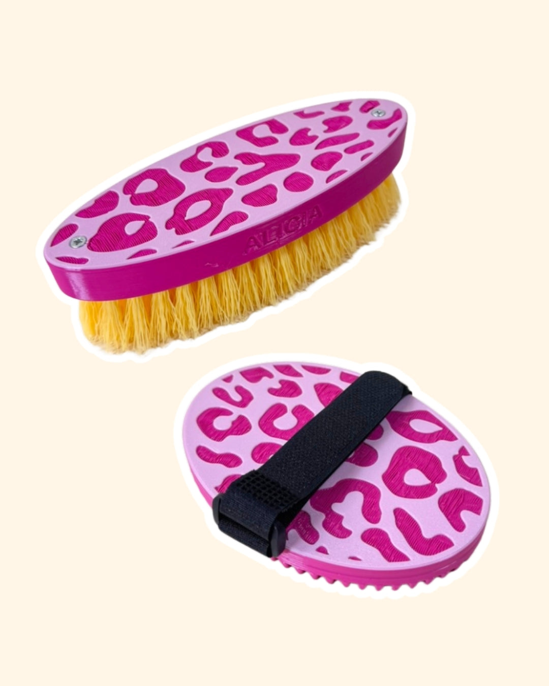 COMBO Striglia + Brusca - Pink Leopard Edition