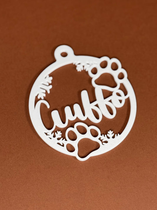 Pallina di Natale con Zampette